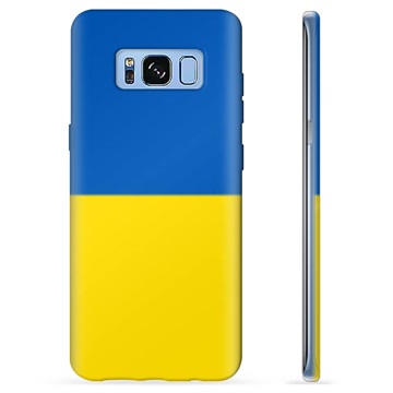 Samsung Galaxy S8+ TPU Hoesje OekraÃ¯ense Vlag - Geel en Lichtblauw