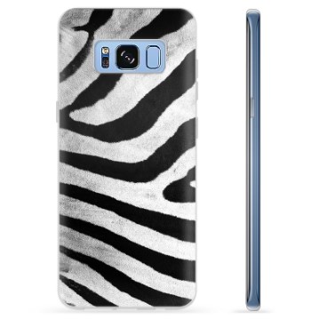 Samsung Galaxy S8+ TPU Hoesje - Zebra