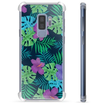 Samsung Galaxy S9+ Hybride Hoesje - Tropische Bloem