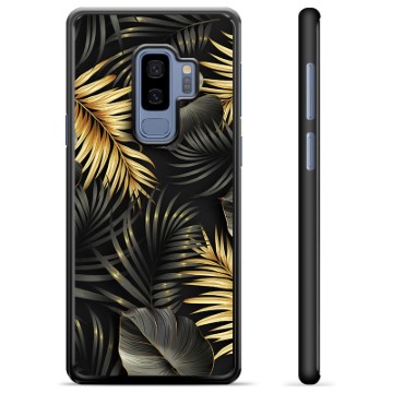 Samsung Galaxy S9+ Beschermhoes - Gouden Bladeren