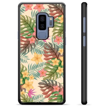 Samsung Galaxy S9+ Beschermhoes - Roze Bloemen