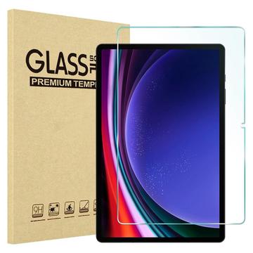 Samsung Galaxy Tab S9 FE+ Screenprotector van gehard glas - Case Friendly - Doorzichtig