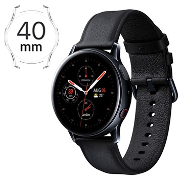 Samsung Galaxy Watch Active2 (SM-R835) LTE - Roestvrij staal, 40 mm - Zwart