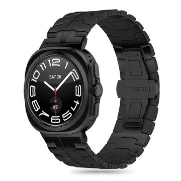 Samsung Galaxy Watch Ultra Tech-Protect Roestvrij stalen lijnband - 47mm - Zwart