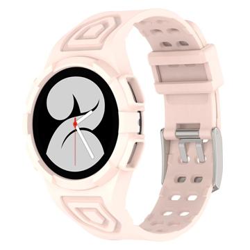 Samsung Galaxy Watch4 TPU Band met Case - 40mm - Lichtroze