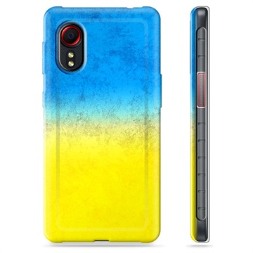 Samsung Galaxy Xcover 5 TPU Hoesje OekraÃ¯ense Vlag - Two Tone