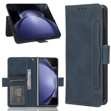 Samsung Galaxy Z Fold6 Cardholder Series Portemonnee Hoesje - Blauw