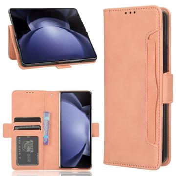 Samsung Galaxy Z Fold6 Cardholder Series Portemonnee Hoesje - Roze