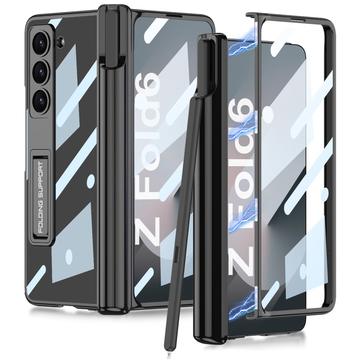 Samsung Galaxy Z Fold6 GKK magnetische hybride hoes met pencilgleuf - Zwart