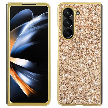 Samsung Galaxy Z Fold6 Glitter Series Hybride Hoesje - Goud