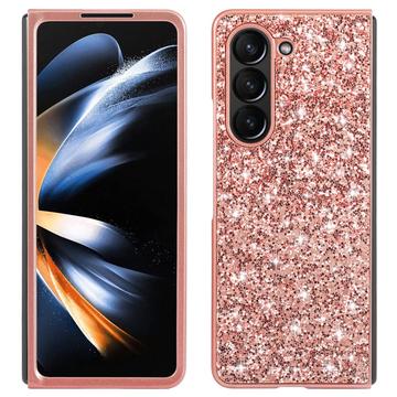 Samsung Galaxy Z Fold6 Glitter Series Hybride Hoesje - Rose Gold