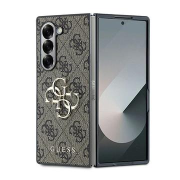 Samsung Galaxy Z Fold6 Guess 4G Big Metal Logo Hybrid Case - Bruin