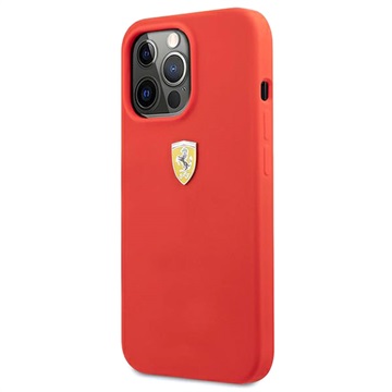 Scuderia Ferrari On Track iPhone 13 Pro siliconen hoesje - rood