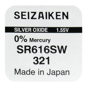 SR616SW - 321 horloge Batterij Seiko - 10 stuks