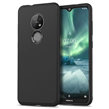 Shock Block Series Nokia 6.2/7.2 TPU Hoesje - Zwart