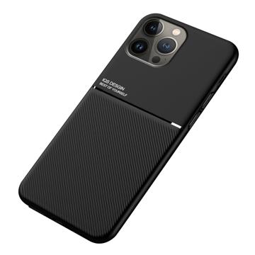 IQS Design iPhone 14 Pro Max Hybride Hoesje - Zwart