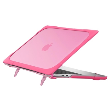 Schokbestendig MacBook Air 13 (2022) Plastic Hoesje - Fel roze