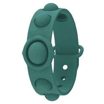 Siliconen Pop It-armband voor kinderen en volwassenen - groen