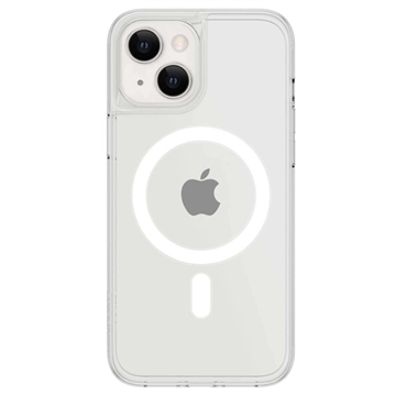 Skech Crystal iPhone 14 Plus Hybride Hoesje met MagSafe - Doorzichtig