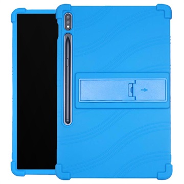 Slide-Out Series Samsung Galaxy Tab S7+/S8+ Siliconen Hoesje - Blauw