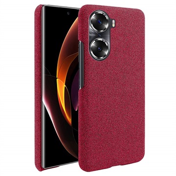 Slim-Fit stof gecoate Honor 60 Pro plastic behuizing - rood