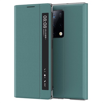 Smart Clear View Huawei Mate X2 Flip Case - Groen