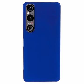 Sony Xperia 1 VI Geruberiseerd Kunststof Hoesje - Blauw