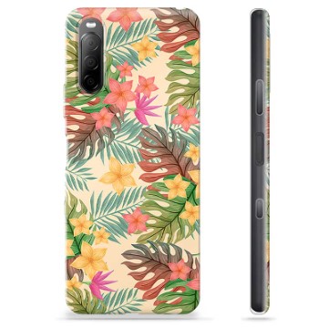 Sony Xperia 10 III TPU Case - Roze Bloemen