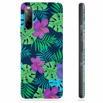 Sony Xperia 10 III TPU-hoesje - tropische bloem