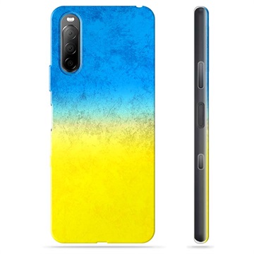 Sony Xperia 10 III TPU Hoesje OekraÃ¯ense Vlag - Two Tone