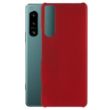 Sony Xperia 5 IV Geruberiseerd Kunststof Hoesje - Rood