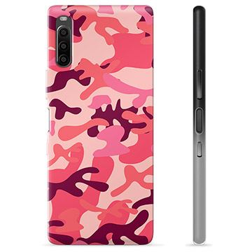 Sony Xperia L4 TPU Case - Roze Camouflage