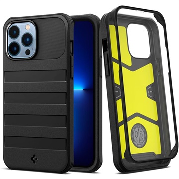 Spigen Geo Armor 360 iPhone 13 Pro Max Hybrid Case - Zwart