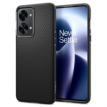 Spigen Liquid Air OnePlus Nord 2T Hoesje Back Cover Zwart