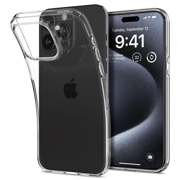 Spigen Liquid Crystal iPhone 15 Pro Max Hoesje Transparant