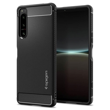 Spigen Rugged Armor Sony Xperia 5 IV Case - Zwart