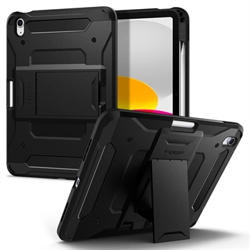 Spigen Tough Armor Apple iPad 10.9 (2022) Hoesje Back Cover Zwart