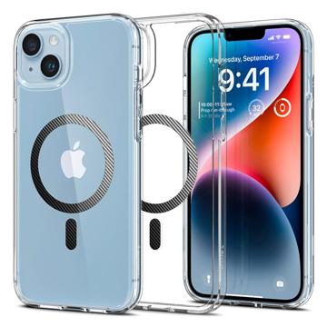 Spigen Ultra Hybrid Mag iPhone 14 Plus Case - Koolstofvezel