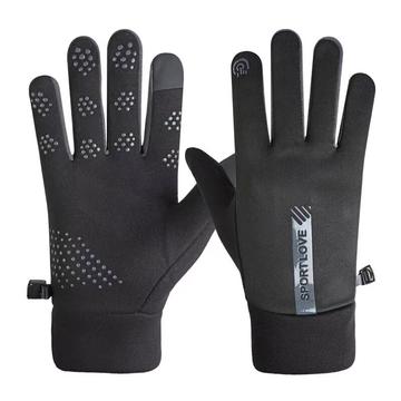 SportLove Women Windproof Touchscreen Handschoenen - Zwart