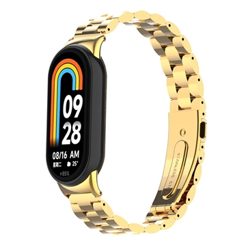 Xiaomi Smart Band 8 roestvrijstalen band - Goud