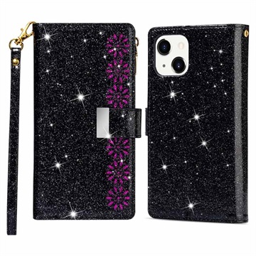 Starlight Series iPhone 14 Pro Wallet Case - Zwart