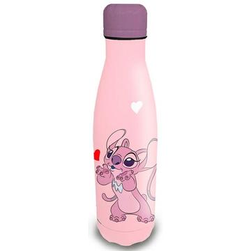 Stitch Roestvrijstalen Waterfles / Thermosfles - 500ml - Roze / Paars