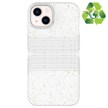 String Series iPhone 14 Plus Biologisch Afbreekbaar Hoesje - Wit