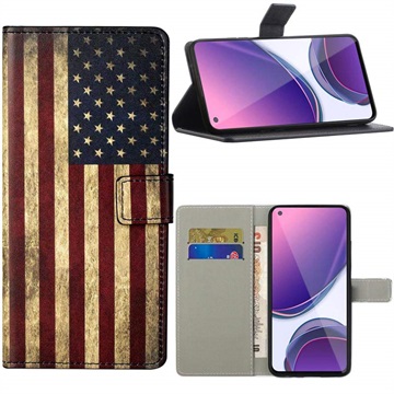 Style Series OnePlus Nord N20 5G Wallet Case - Vintage Amerikaanse vlag