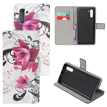 Style Series Samsung Galaxy Note10 Wallet Case - Elegant Lotus