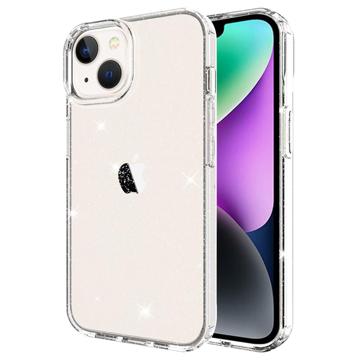 Stylish Glitter Series iPhone 14 Plus TPU Hoesje - Doorzichtig