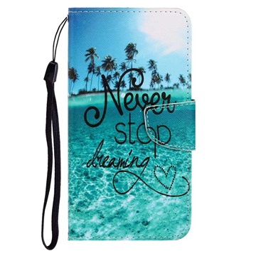 Stijlvolle serie Samsung Galaxy Note20 Wallet Case - Never Stop Dreaming