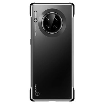 Sulada Plating Frameloze Huawei Mate 30 Cover - Zwart / Transparant