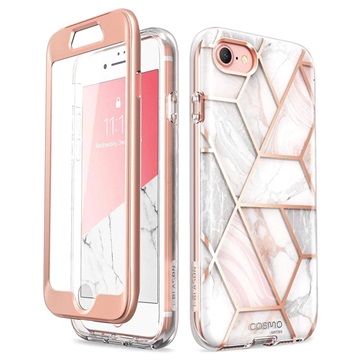 Supcase Cosmo iPhone 7/8/SE (2020)/SE (2022) Hybrid Case - Roze Marmer