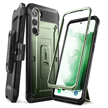 Supcase Unicorn Beetle Pro Samsung Galaxy S23 5G Hybrid Case - Legergroen